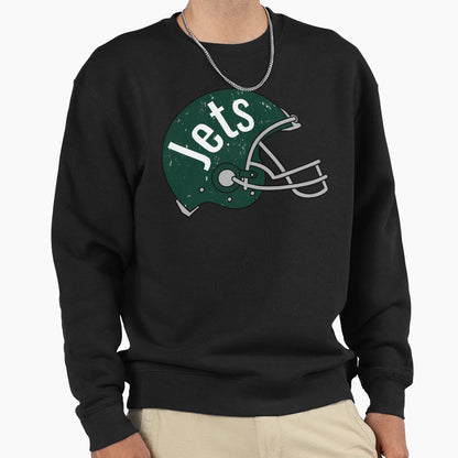 Jets Helmet Sweatshirt - Unique Graphic Unisex - T-Shirt, Sweatshirt, Hoodie
