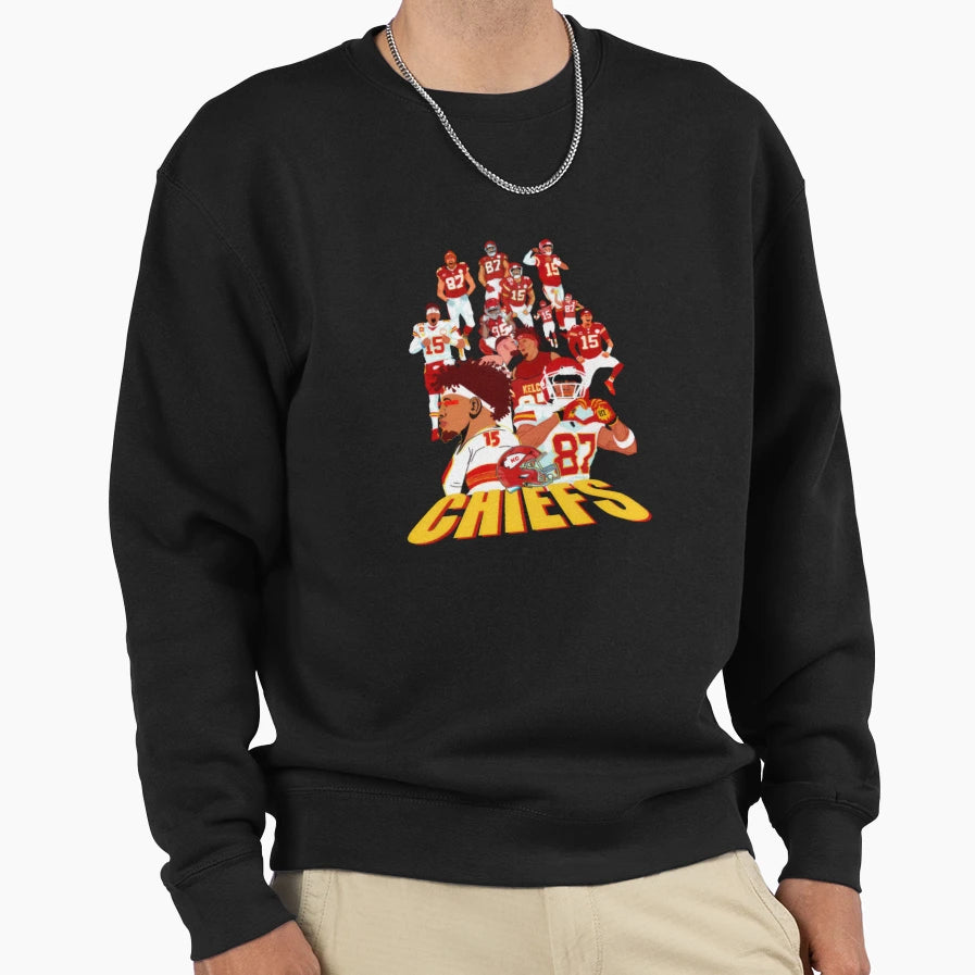 Kansas City Chiefs Sweatshirt - Casual Everyday Wear Men Women - T-Shirt, Sweatshirt, Hoodie