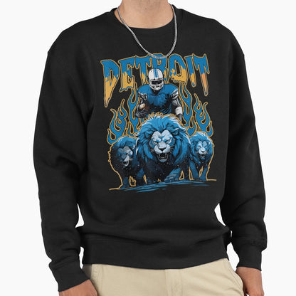 Detroit Lions Fearless Pride Sweatshirt - Fun Novelty Design Men Women - T-Shirt, Sweatshirt, Hoodie