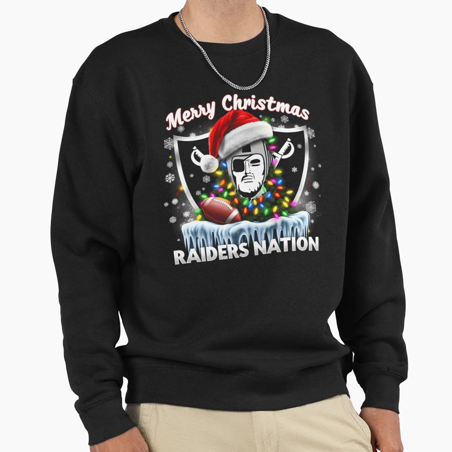 Merry Raiders Nation Sweatshirt - Trendy Graphic Unisex - T-Shirt, Sweatshirt, Hoodie