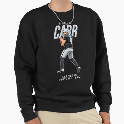 Derek Carr 4 Las Vegas Football Sweatshirt - Streetwear Style Men Women - T-Shirt, Sweatshirt, Hoodie