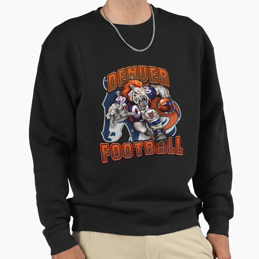 Denver Football Sweatshirt - Streetwear Style for Adults - T-Shirt, Sweatshirt, Hoodie