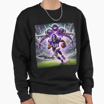 Vikes Attack Sweatshirt - Novelty Apparel for Adults - T-Shirt, Sweatshirt, Hoodie