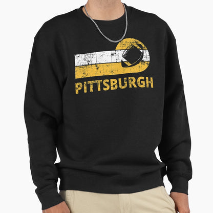 Pittsburgh Football Team Ii Sweatshirt - Minimalist Print for Adults - T-Shirt, Sweatshirt, Hoodie