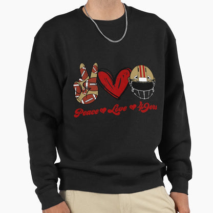 Art San Francisco 49Ers Sweatshirt - Minimalist Print Men Women - T-Shirt, Sweatshirt, Hoodie
