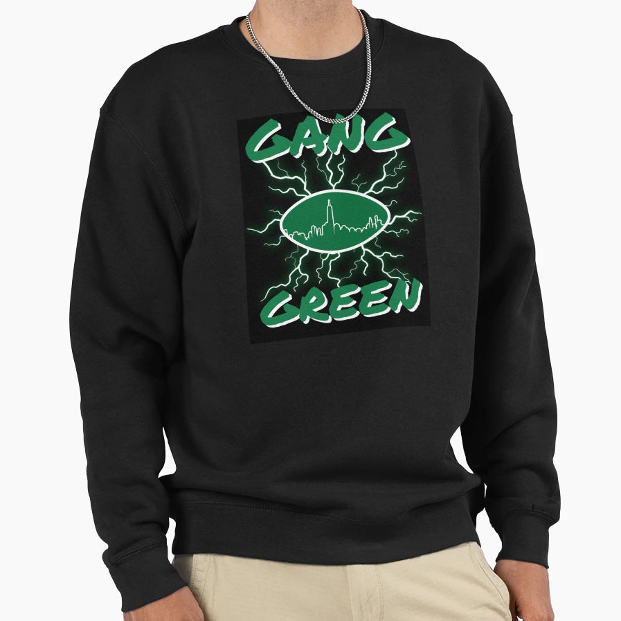 New York Jets Gang Green 90S Sweatshirt - Casual Everyday Wear Unisex - T-Shirt, Sweatshirt, Hoodie