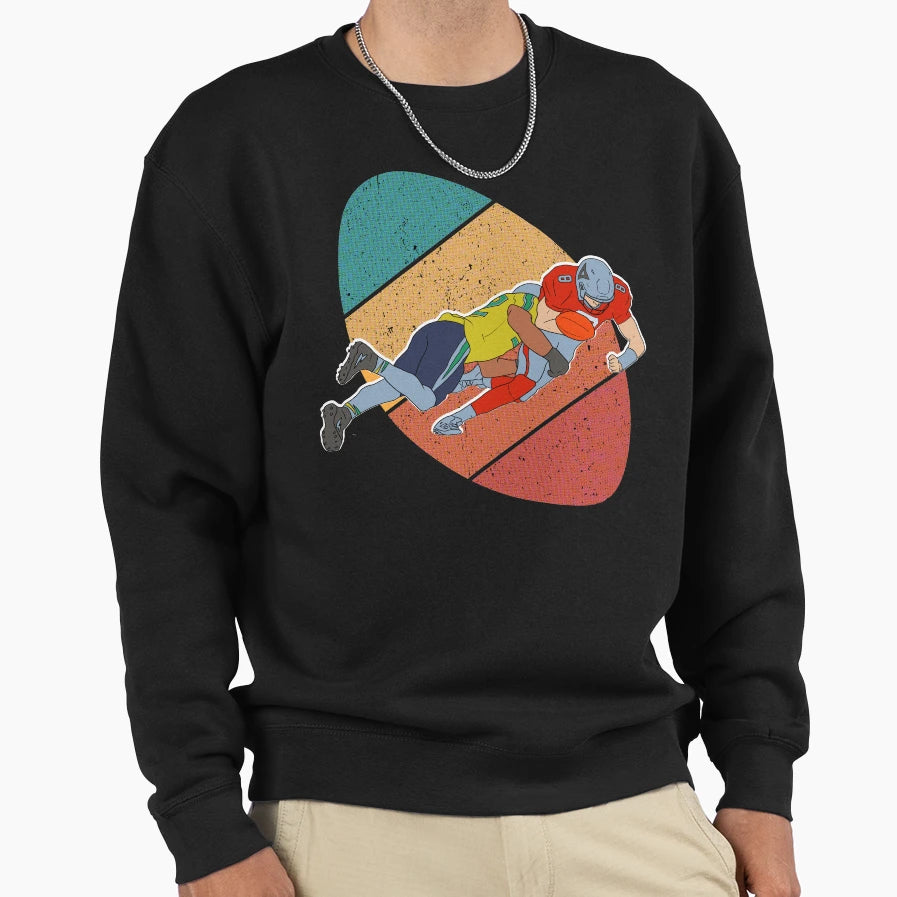 American Football Funny Sweatshirt - Casual Everyday Wear for Adults - T-Shirt, Sweatshirt, Hoodie