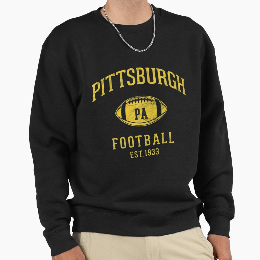 Pittsburgh Steelers Football Tailgate T-Shirt - Custom Art Print Unisex - T-Shirt, Sweatshirt, Hoodie