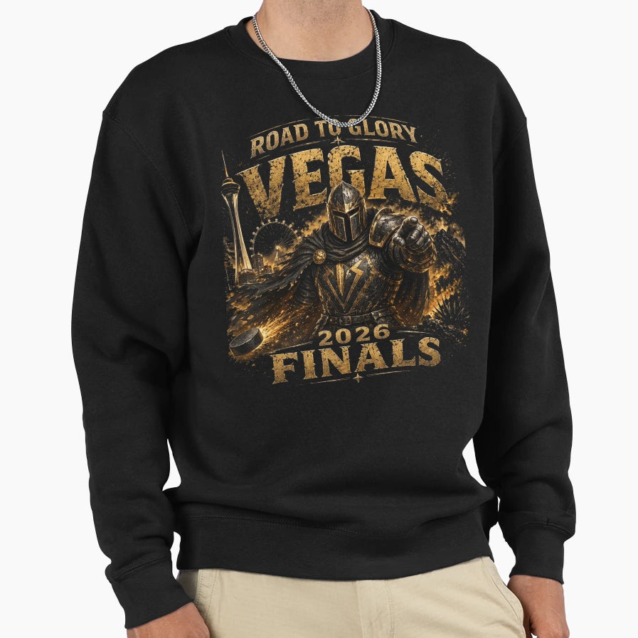 Road To Glory Vegas 2026 Finals Sweatshirt - Novelty Apparel for Adults - T-Shirt, Sweatshirt, Hoodie