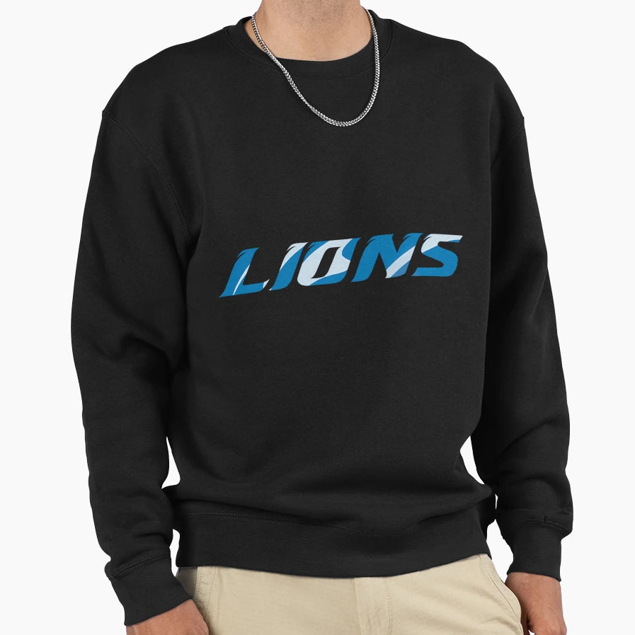 Detroit Lions Modern Sweatshirt - Aesthetic Graphic Unisex - T-Shirt, Sweatshirt, Hoodie