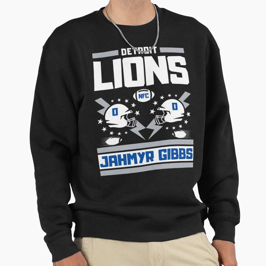 Football Detroit Lions Sweatshirt - Casual Everyday Wear Unisex - T-Shirt, Sweatshirt, Hoodie