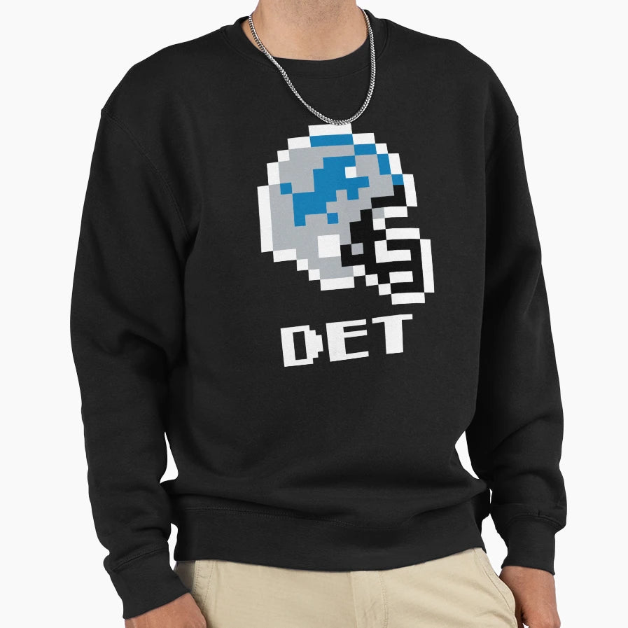 Detroit Lions Tecmo Super Bowl Sweatshirt - Novelty Apparel Unisex - T-Shirt, Sweatshirt, Hoodie