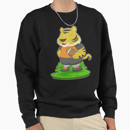 Tiger American Football Sports Sweatshirt - Casual Everyday Wear Men Women - T-Shirt, Sweatshirt, Hoodie
