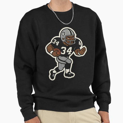 Gridiron Greats Cartoon Tribute Bo Sweatshirt - Custom Art Print Unisex - T-Shirt, Sweatshirt, Hoodie