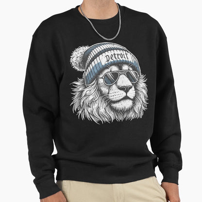 Detroit Lions Football Lion Sweatshirt - Aesthetic Graphic for Adults - T-Shirt, Sweatshirt, Hoodie
