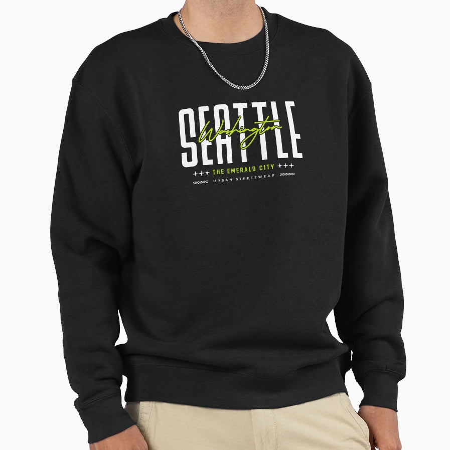Seattle Sweatshirt - Fun Novelty Design Unisex - T-Shirt, Sweatshirt, Hoodie