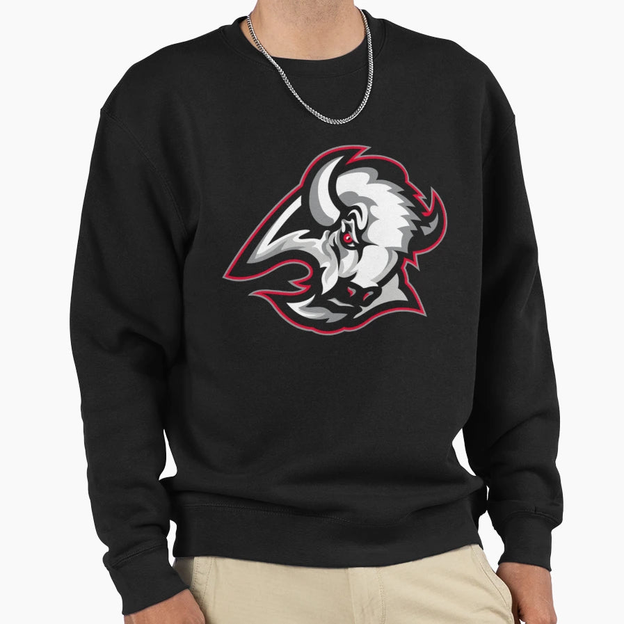 Buffalo Goat Head Sweatshirt - Custom Art Print Unisex - T-Shirt, Sweatshirt, Hoodie