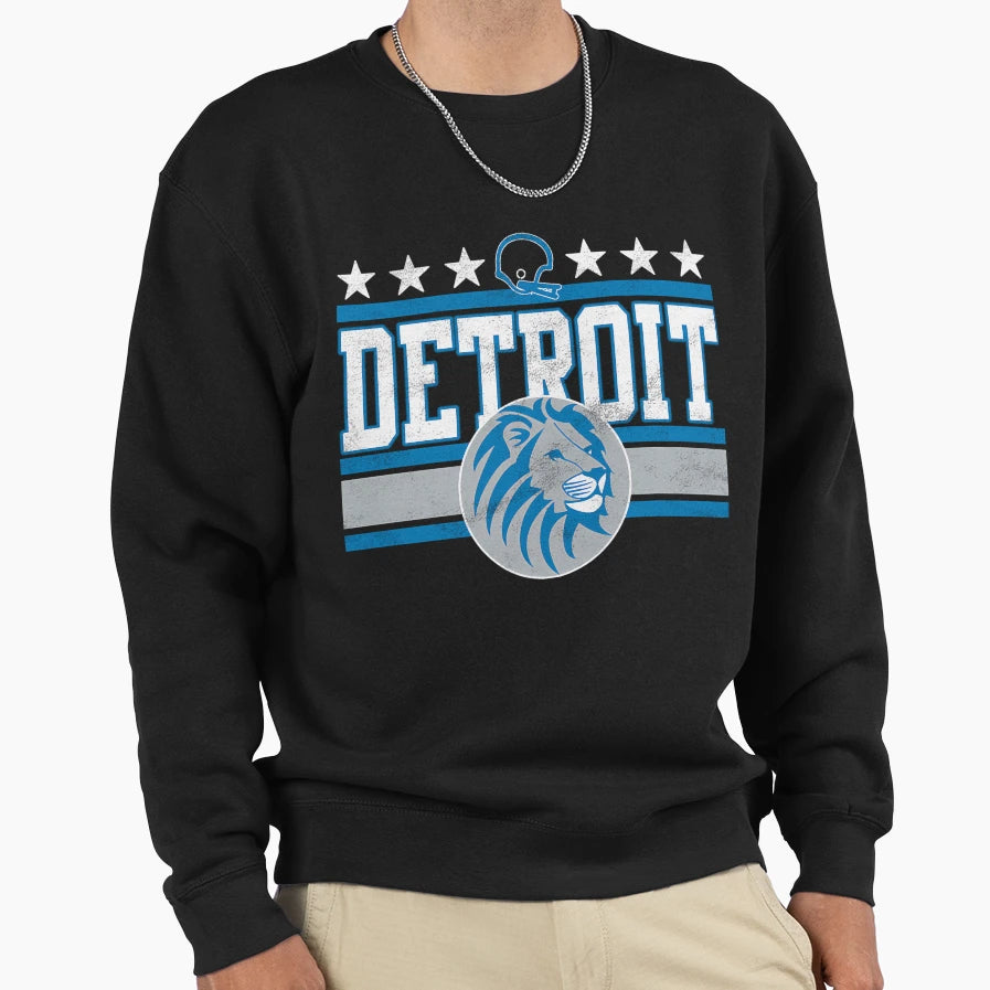Detroit Football Lions Pride Sweatshirt - Streetwear Style Men Women - T-Shirt, Sweatshirt, Hoodie