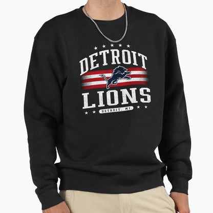 Detroit Lions 4Th July 2026 Sweatshirt - Streetwear Style Unisex - T-Shirt, Sweatshirt, Hoodie