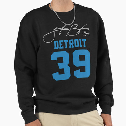 Jake Bates 39 Detroit Football Pride Sweatshirt - Graphic Print Unisex - T-Shirt, Sweatshirt, Hoodie