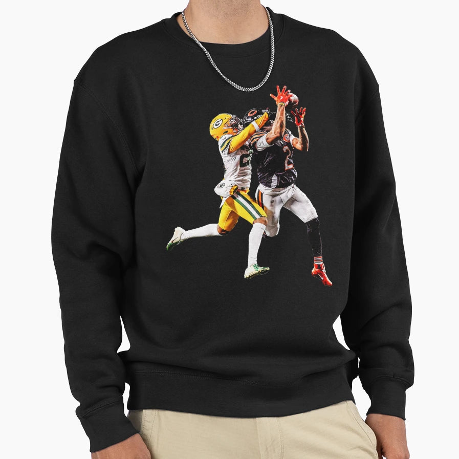 Dj Moore Night Night Chicago Football Sweatshirt - Custom Art Print Unisex - T-Shirt, Sweatshirt, Hoodie