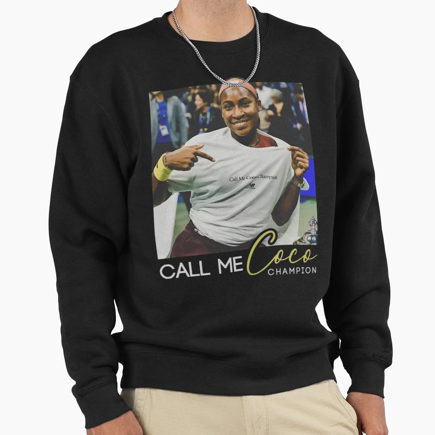 Player Tennis Champion 90S Sweatshirt - Fun Novelty Design for Adults - T-Shirt, Sweatshirt, Hoodie