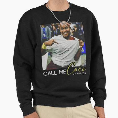 Player Tennis Champion 90S Sweatshirt - Fun Novelty Design for Adults - T-Shirt, Sweatshirt, Hoodie
