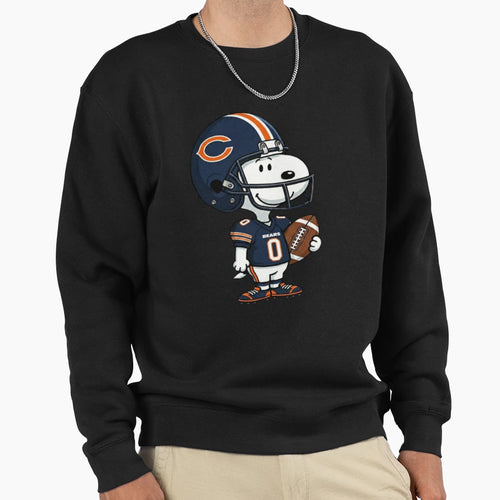 Holding Football Chicago Sweatshirt - Novelty Apparel for Adults - T-Shirt, Sweatshirt, Hoodie