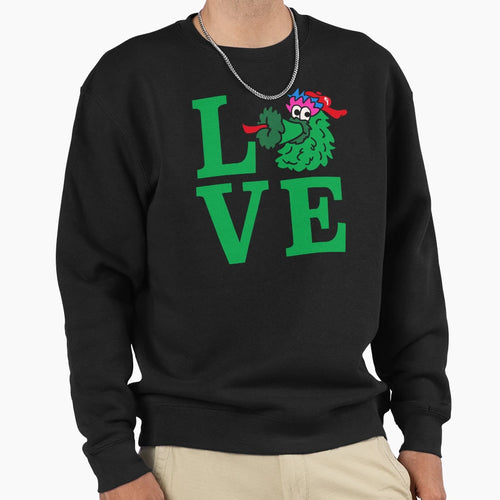 Philly Phanatic Love Baseball Sweatshirt - Trendy Graphic Unisex - T-Shirt, Sweatshirt, Hoodie