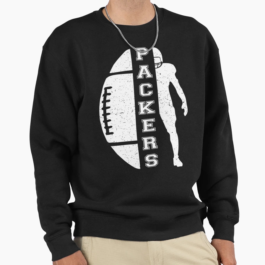 Packers American Football Sweatshirt - Fun Novelty Design for Adults - T-Shirt, Sweatshirt, Hoodie
