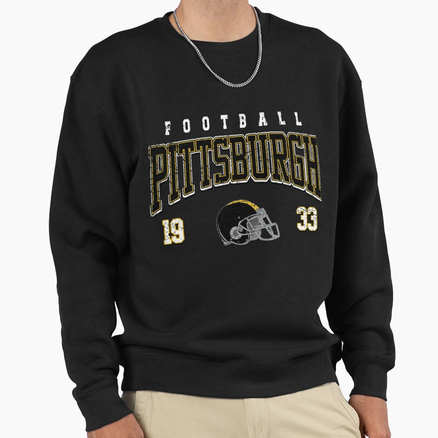 Art Pittsburgh Steelers Sweatshirt - Novelty Apparel for Adults - T-Shirt, Sweatshirt, Hoodie