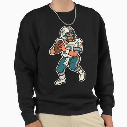 Gridiron Greats Cartoon Tribute Sweatshirt - Custom Art Print for Adults - T-Shirt, Sweatshirt, Hoodie