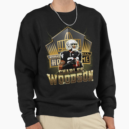 Charles Woodson Football 80S 90S Rap Sweatshirt - Graphic Print for Adults - T-Shirt, Sweatshirt, Hoodie