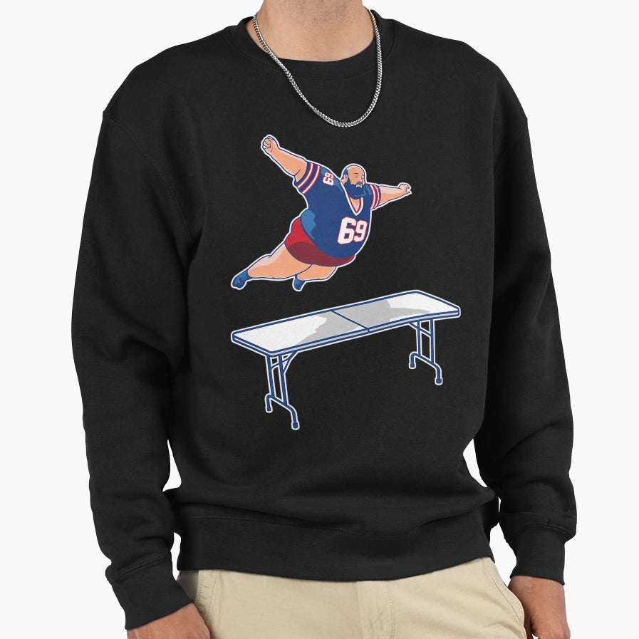 Bills Mafia Table Dive Buffalo Sweatshirt - Unique Graphic Men Women - T-Shirt, Sweatshirt, Hoodie
