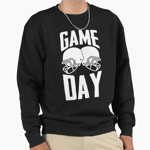 Game Day American Football Helmet Sweatshirt - Fun Novelty Design Unisex - T-Shirt, Sweatshirt, Hoodie