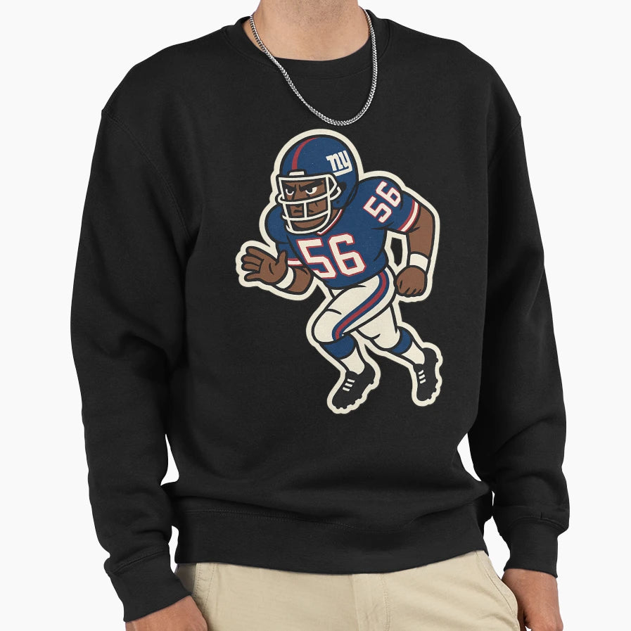 Gridiron Greats Cartoon Tribute Sweatshirt - Casual Everyday Wear Unisex - T-Shirt, Sweatshirt, Hoodie
