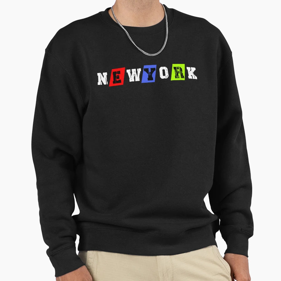 New York Sweatshirt - Custom Art Print Unisex - T-Shirt, Sweatshirt, Hoodie