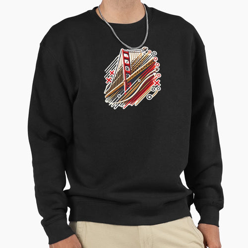 Golden Gate Playbook Sweatshirt - Custom Art Print for Adults - T-Shirt, Sweatshirt, Hoodie