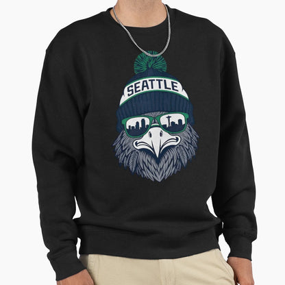 Seattle Football Mascot Sweatshirt - Casual Everyday Wear for Adults - T-Shirt, Sweatshirt, Hoodie