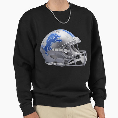Detroit Lions Helmet Iconic Team Pride Sweatshirt - Unique Graphic Unisex - T-Shirt, Sweatshirt, Hoodie