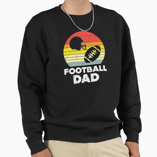 American Football Dad Sunset Sweatshirt - Trendy Graphic Unisex - T-Shirt, Sweatshirt, Hoodie