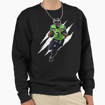 Russel Wilson 3 Claw T-Shirt - Streetwear Style for Adults - T-Shirt, Sweatshirt, Hoodie