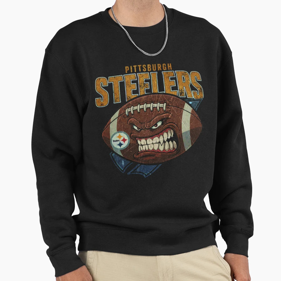 Black And Yellow Pittsburgh Fan Sweatshirt - Custom Art Print Men Women - T-Shirt, Sweatshirt, Hoodie