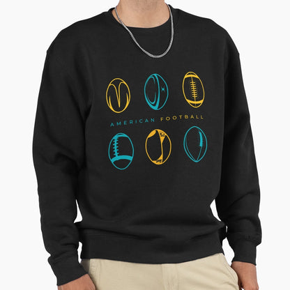 American Football Rugby Gridiron Sweatshirt - Casual Everyday Wear Unisex - T-Shirt, Sweatshirt, Hoodie