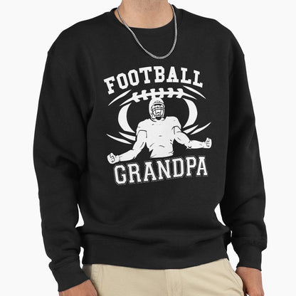 Football Grandpa Sweatshirt - Custom Art Print Men Women - T-Shirt, Sweatshirt, Hoodie
