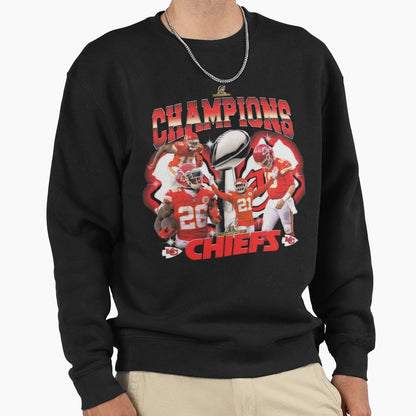 Art Kansas City Chiefs Sweatshirt - Graphic Print Unisex - T-Shirt, Sweatshirt, Hoodie