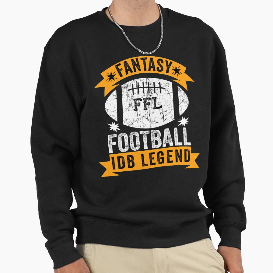 Fantasy Football Idb Legend Sweatshirt - Aesthetic Graphic Unisex - T-Shirt, Sweatshirt, Hoodie
