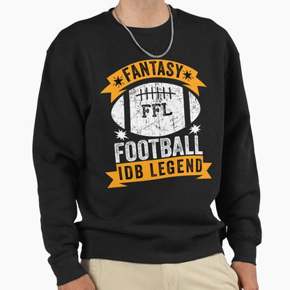 Fantasy Football Idb Legend Sweatshirt - Aesthetic Graphic Unisex - T-Shirt, Sweatshirt, Hoodie
