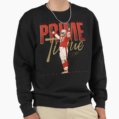 Deion Sanders Primetime Sweatshirt - Trendy Graphic Men Women - T-Shirt, Sweatshirt, Hoodie