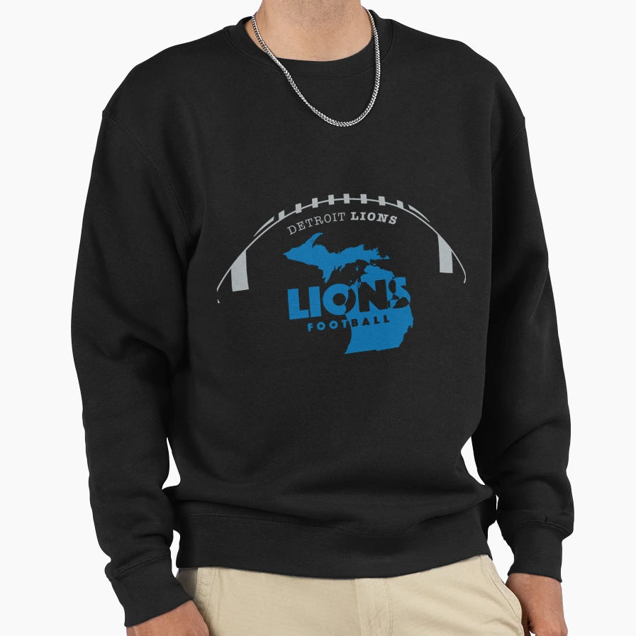 Art Detroit Lions Sweatshirt - Streetwear Style Men Women - T-Shirt, Sweatshirt, Hoodie